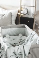 Pościel dla noworodka, Prześcieradełko bambusowe do gondoli EUKALIPTUS